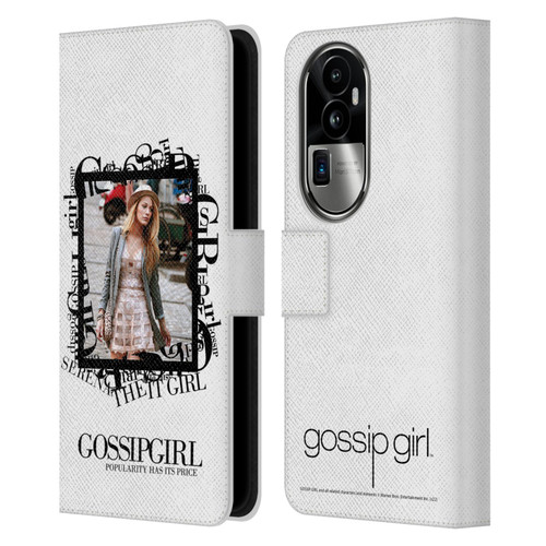 Gossip Girl Graphics Serena Leather Book Wallet Case Cover For OPPO Reno10 Pro+