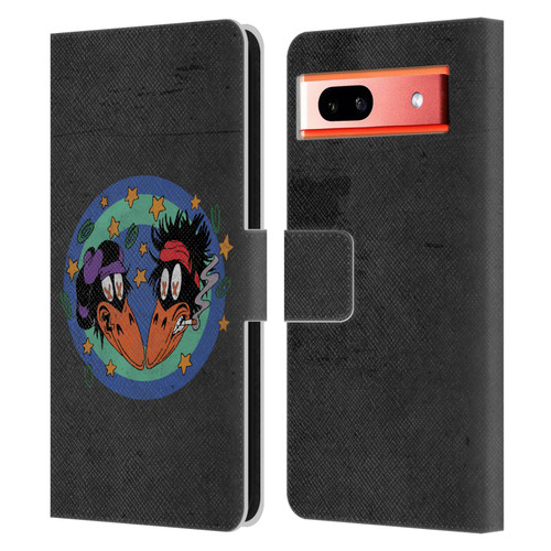 The Black Crowes Graphics Distressed Leather Book Wallet Case Cover For Google Pixel 7a