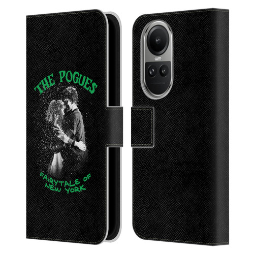 The Pogues Graphics Fairytale Of The New York Leather Book Wallet Case Cover For OPPO Reno10 5G / Reno10 Pro 5G