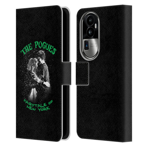 The Pogues Graphics Fairytale Of The New York Leather Book Wallet Case Cover For OPPO Reno10 Pro+