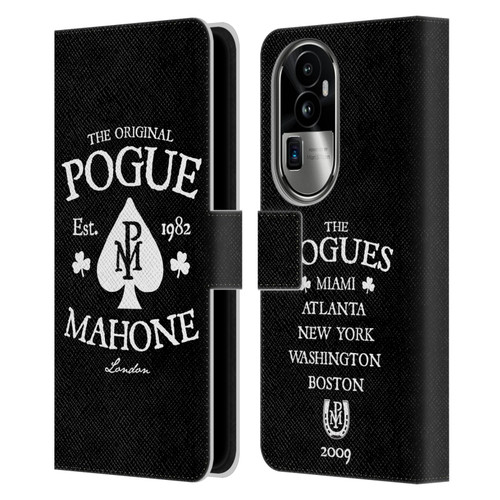 The Pogues Graphics Mahone Leather Book Wallet Case Cover For OPPO Reno10 Pro+