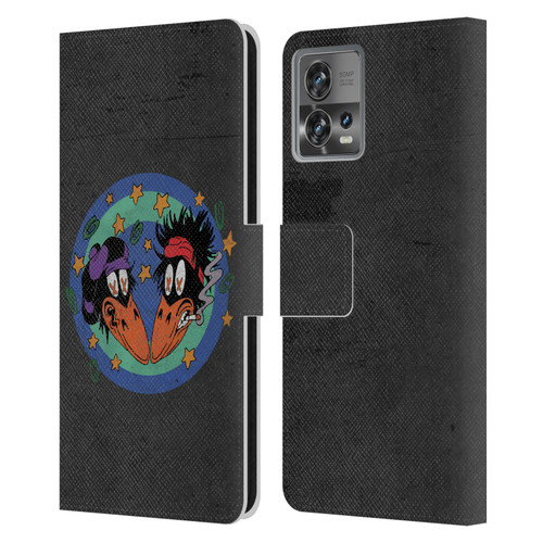 The Black Crowes Graphics Distressed Leather Book Wallet Case Cover For Motorola Moto Edge 30 Fusion
