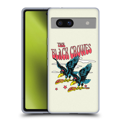 The Black Crowes Graphics Flying Guitars Soft Gel Case for Google Pixel 7a