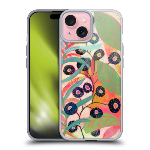 Suzanne Allard Floral Art Joyful Garden Flower Soft Gel Case for Apple iPhone 15