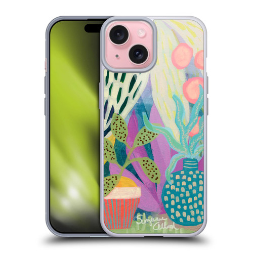 Suzanne Allard Floral Art Palm Heaven Soft Gel Case for Apple iPhone 15