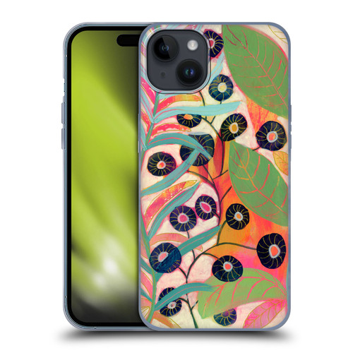Suzanne Allard Floral Art Joyful Garden Flower Soft Gel Case for Apple iPhone 15 Plus