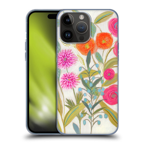 Suzanne Allard Floral Art Joyful Garden Plants Soft Gel Case for Apple iPhone 15 Pro Max