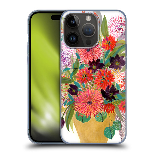 Suzanne Allard Floral Art Celebration Soft Gel Case for Apple iPhone 15 Pro