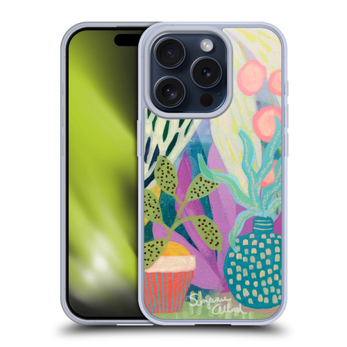 Suzanne Allard Floral Art Palm Heaven Soft Gel Case for Apple iPhone 15 Pro