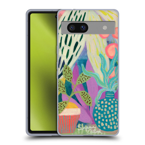 Suzanne Allard Floral Art Palm Heaven Soft Gel Case for Google Pixel 7a