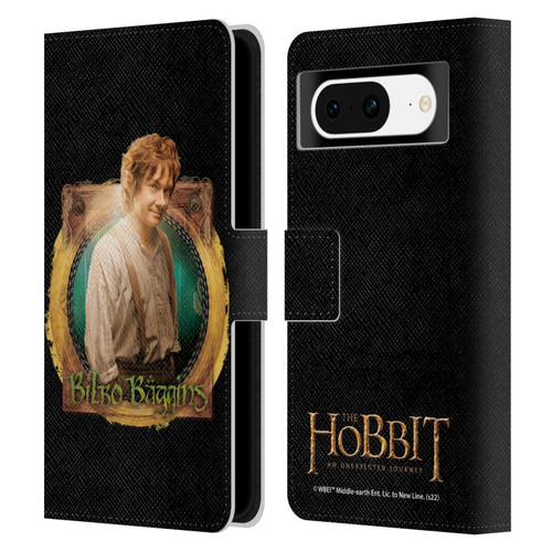 The Hobbit An Unexpected Journey Key Art Bilbo Leather Book Wallet Case Cover For Google Pixel 8