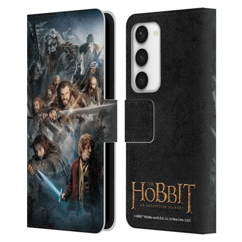 The Hobbit An Unexpected Journey Key Art Group Leather Book Wallet Case Cover For Samsung Galaxy S23 5G