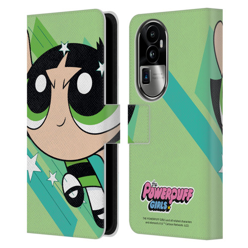 The Powerpuff Girls Graphics Buttercup Leather Book Wallet Case Cover For OPPO Reno10 Pro+