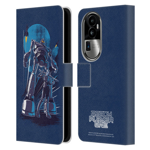 Ready Player One Graphics Iron Giant Leather Book Wallet Case Cover For OPPO Reno10 Pro+