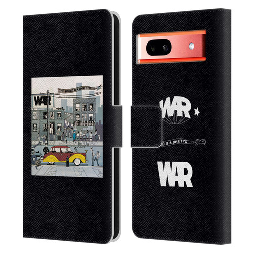 War Graphics The World Is A Ghetto Album Leather Book Wallet Case Cover For Google Pixel 7a