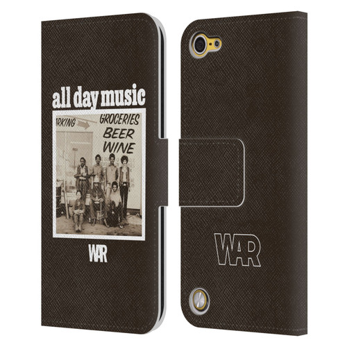 War Graphics All Day Music Album Leather Book Wallet Case Cover For Apple iPod Touch 5G 5th Gen