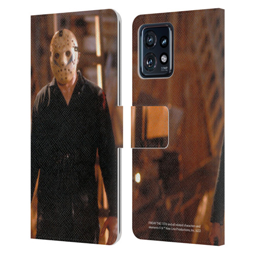 Friday the 13th: A New Beginning Graphics Jason Voorhees Leather Book Wallet Case Cover For Motorola Moto Edge 40 Pro