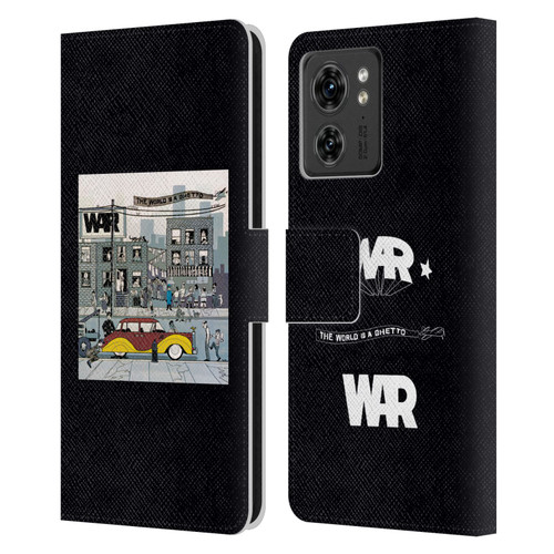 War Graphics The World Is A Ghetto Album Leather Book Wallet Case Cover For Motorola Moto Edge 40