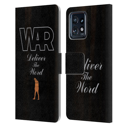 War Graphics Deliver The World Leather Book Wallet Case Cover For Motorola Moto Edge 40 Pro