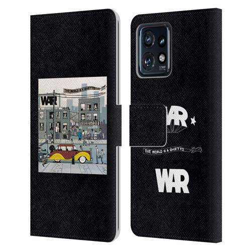 War Graphics The World Is A Ghetto Album Leather Book Wallet Case Cover For Motorola Moto Edge 40 Pro