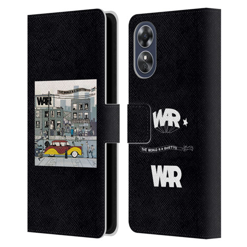 War Graphics The World Is A Ghetto Album Leather Book Wallet Case Cover For OPPO A17