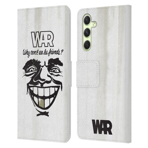 War Graphics Friends Art Leather Book Wallet Case Cover For Samsung Galaxy A54 5G