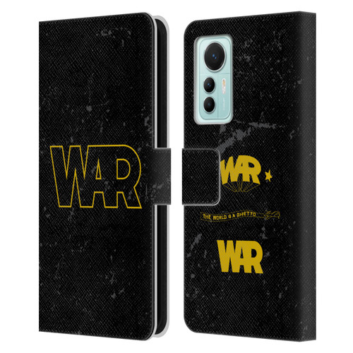 War Graphics Logo Leather Book Wallet Case Cover For Xiaomi 12 Lite