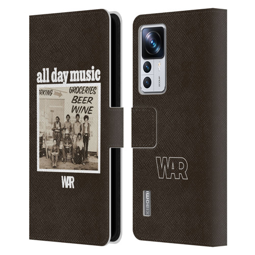 War Graphics All Day Music Album Leather Book Wallet Case Cover For Xiaomi 12T Pro