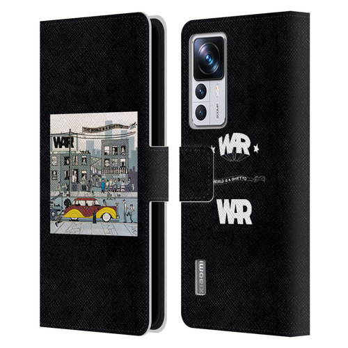 War Graphics The World Is A Ghetto Album Leather Book Wallet Case Cover For Xiaomi 12T Pro
