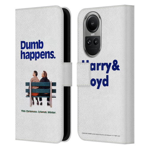 Dumb And Dumber Key Art Dumb Happens Leather Book Wallet Case Cover For OPPO Reno10 5G / Reno10 Pro 5G