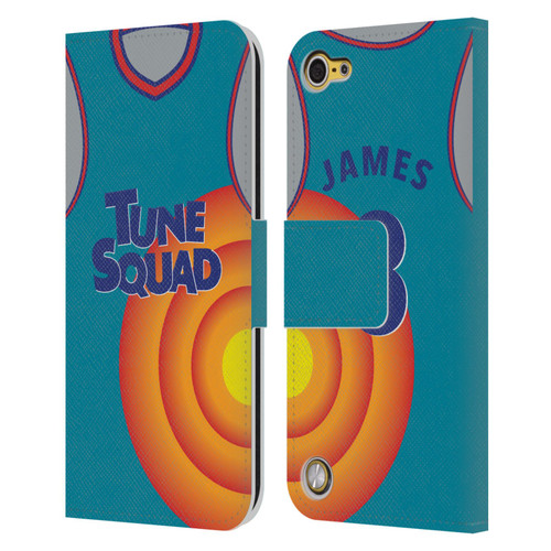 Space Jam: A New Legacy Graphics Jersey Leather Book Wallet Case Cover For Apple iPod Touch 5G 5th Gen
