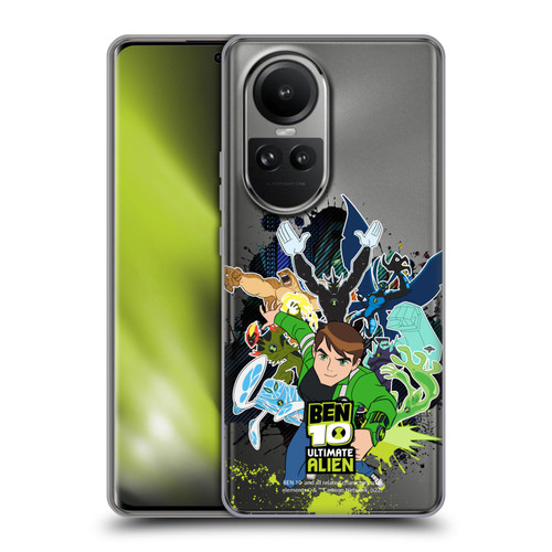 Ben 10: Ultimate Alien Graphics Character Art Soft Gel Case for OPPO Reno10 5G / Reno10 Pro 5G