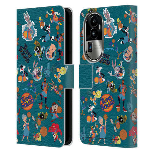 Space Jam: A New Legacy Graphics Squad Leather Book Wallet Case Cover For OPPO Reno10 Pro+