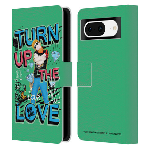 Just Dance Artwork Compositions Drop The Beat Leather Book Wallet Case Cover For Google Pixel 8