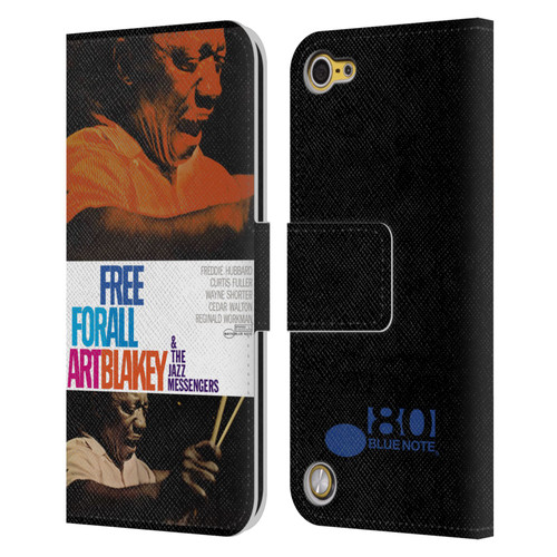 Blue Note Records Albums Art Blakey Free For All Leather Book Wallet Case Cover For Apple iPod Touch 5G 5th Gen