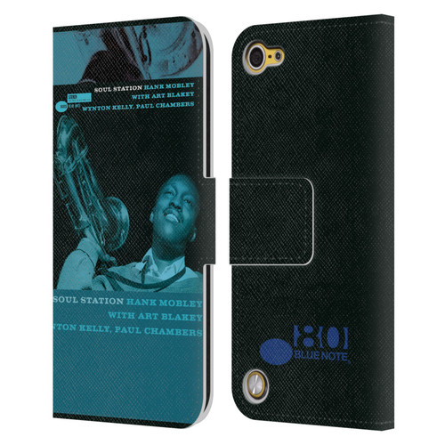 Blue Note Records Albums Hunk Mobley Soul Station Leather Book Wallet Case Cover For Apple iPod Touch 5G 5th Gen