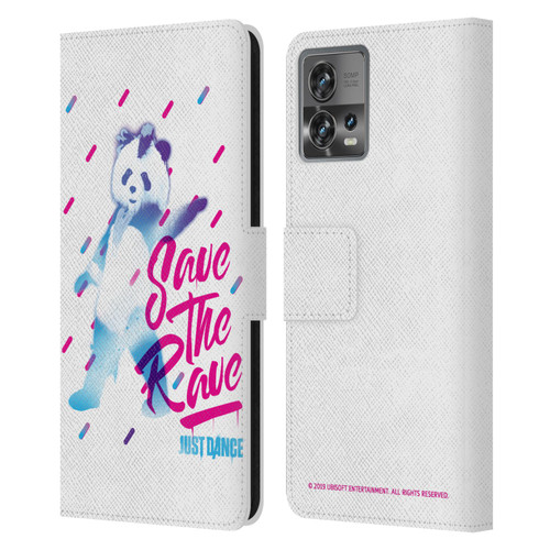 Just Dance Artwork Compositions Save The Rave Leather Book Wallet Case Cover For Motorola Moto Edge 30 Fusion