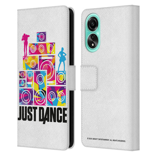 Just Dance Artwork Compositions Silhouette 4 Leather Book Wallet Case Cover For OPPO A78 4G