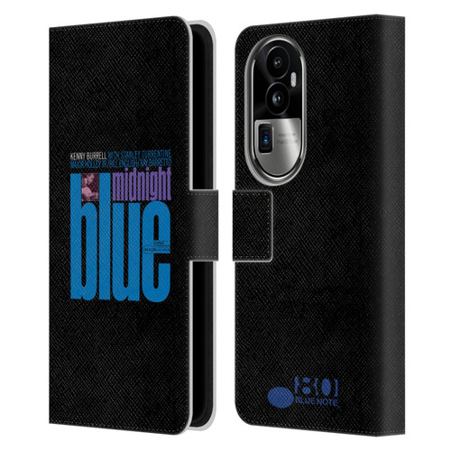 Blue Note Records Albums 2 Kenny Burell Midnight Blue Leather Book Wallet Case Cover For OPPO Reno10 Pro+