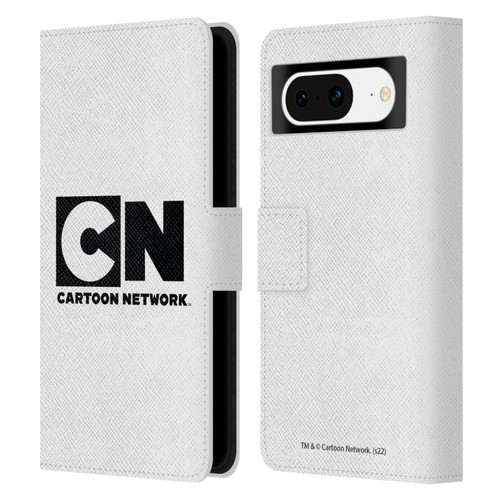 Cartoon Network Logo Plain Leather Book Wallet Case Cover For Google Pixel 8