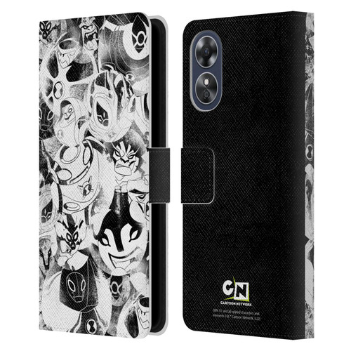 Ben 10: Ultimate Alien Graphics Ultimate Forms Leather Book Wallet Case Cover For OPPO A17
