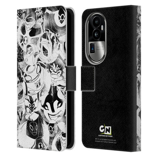 Ben 10: Ultimate Alien Graphics Ultimate Forms Leather Book Wallet Case Cover For OPPO Reno10 Pro+