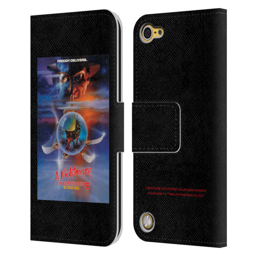 A Nightmare On Elm Street: The Dream Child Graphics Poster Leather Book Wallet Case Cover For Apple iPod Touch 5G 5th Gen