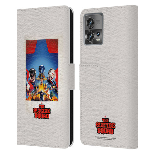 The Suicide Squad 2021 Character Poster Group Leather Book Wallet Case Cover For Motorola Moto Edge 30 Fusion