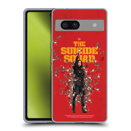The Suicide Squad 2021 Character Poster Ratcatcher Soft Gel Case for Google Pixel 7a