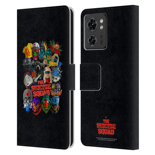 The Suicide Squad 2021 Character Poster Group Head Leather Book Wallet Case Cover For Motorola Moto Edge 40