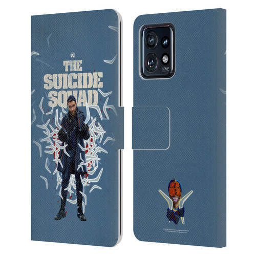 The Suicide Squad 2021 Character Poster Captain Boomerang Leather Book Wallet Case Cover For Motorola Moto Edge 40 Pro