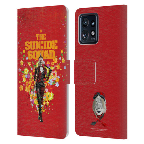 The Suicide Squad 2021 Character Poster Harley Quinn Leather Book Wallet Case Cover For Motorola Moto Edge 40 Pro