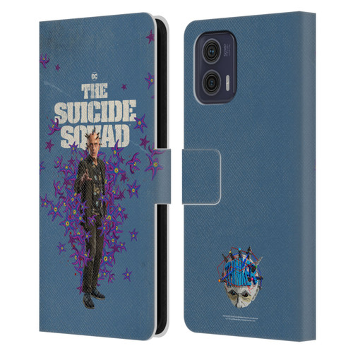 The Suicide Squad 2021 Character Poster Thinker Leather Book Wallet Case Cover For Motorola Moto G73 5G