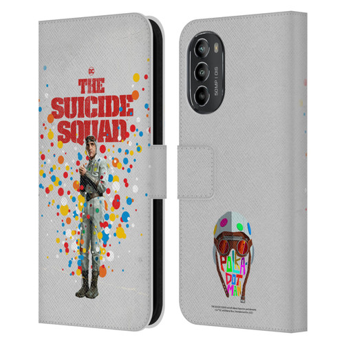 The Suicide Squad 2021 Character Poster Polkadot Man Leather Book Wallet Case Cover For Motorola Moto G82 5G